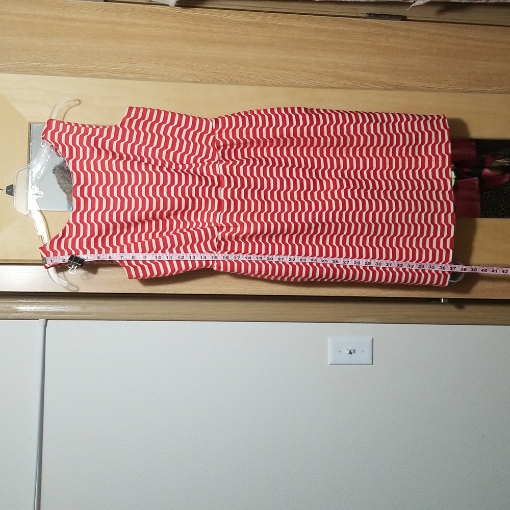 Liz Claiborn red/white dress size 4
